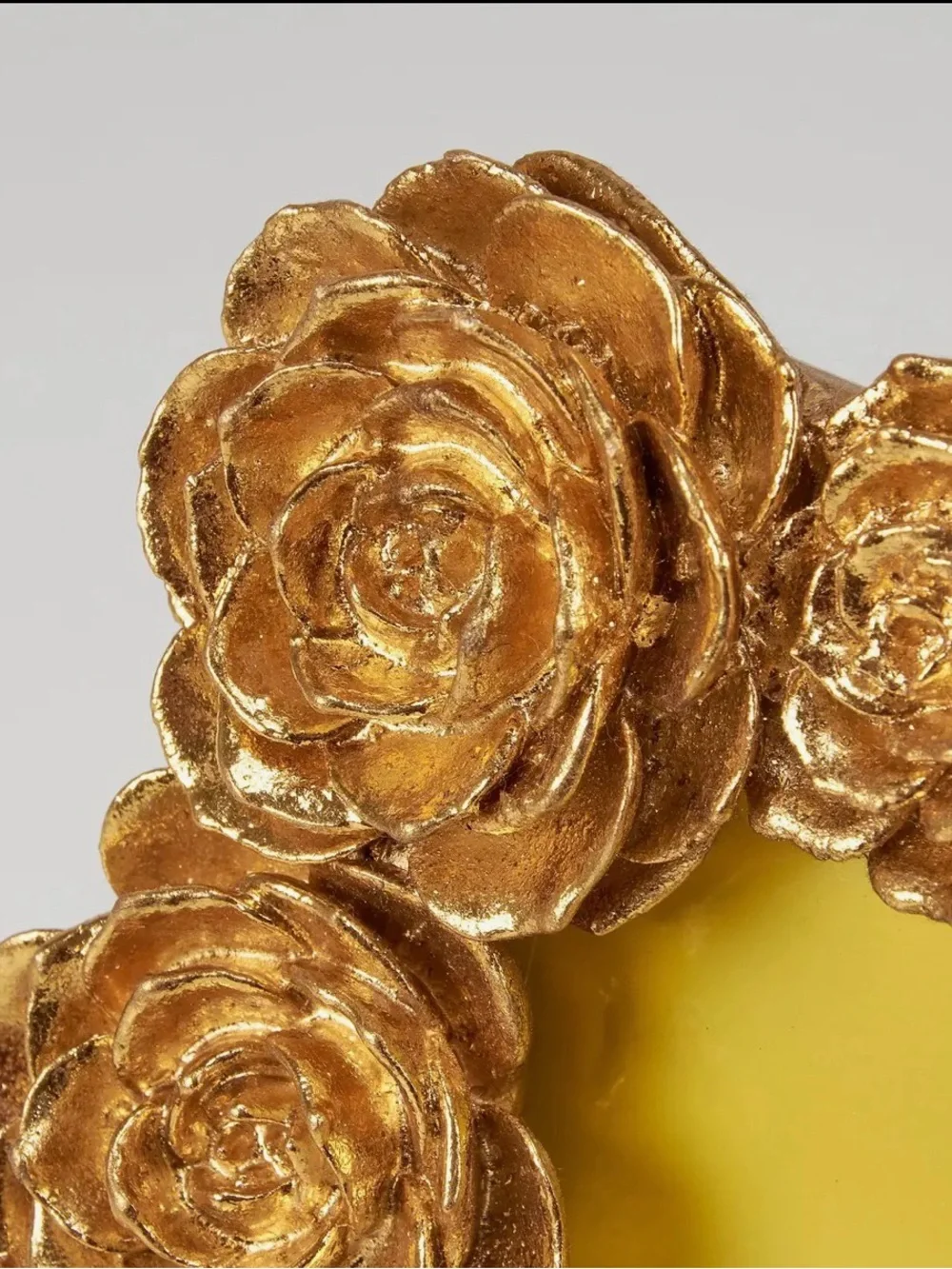 Gold Floral Rose Frame – Decorative Picture Frame